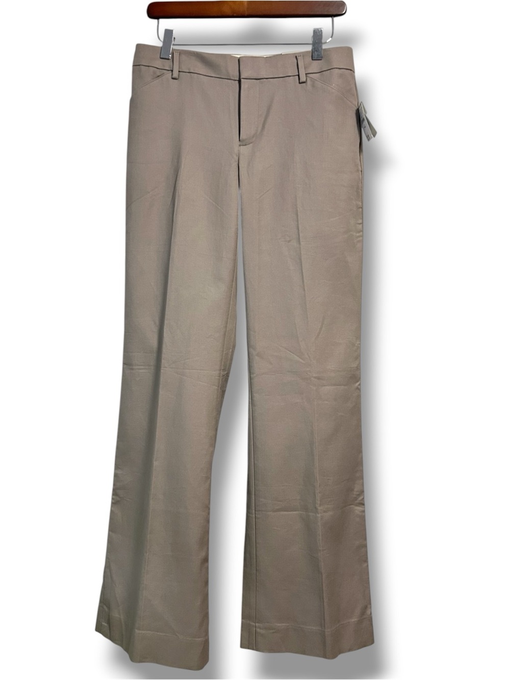 Gap Perfect Trouser Women’s Size 2 Grey Stucco NWT Dress Pants Flare